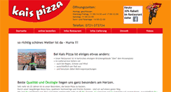 Desktop Screenshot of kais-pizza.de